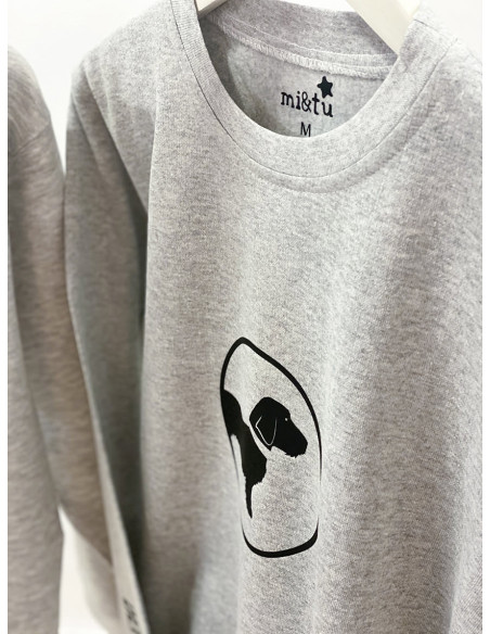 SUDADERA SILUETA PERRO PERSONALIZADA