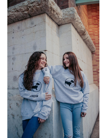 SUDADERA SILUETA PERRO PERSONALIZADA