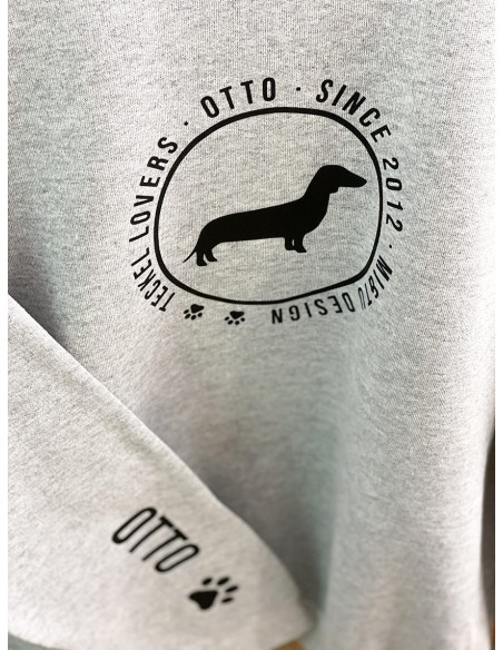 SUDADERA SILUETA PERRO PERSONALIZADA