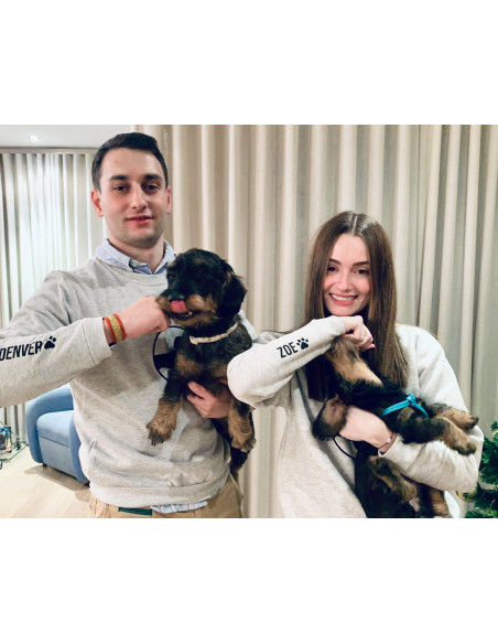 SUDADERA SILUETA PERRO PERSONALIZADA