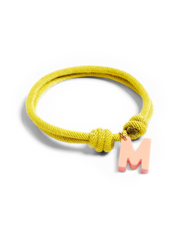 PULSERA INICIAL COLORES