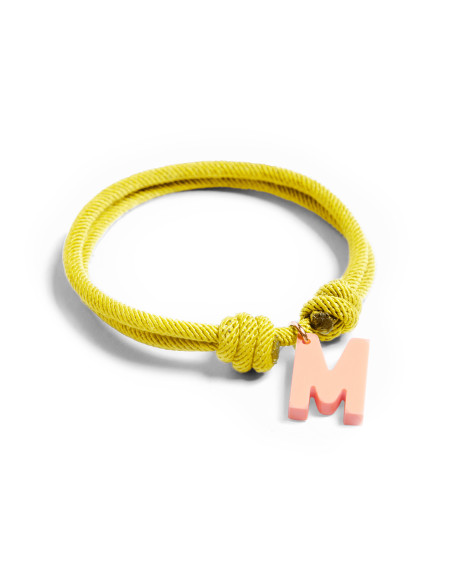 PULSERA INICIAL COLORES