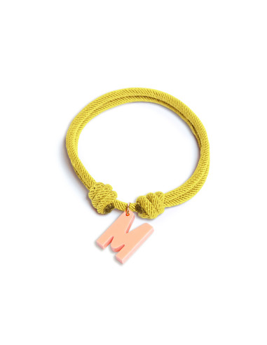 PULSERA INICIAL COLORES