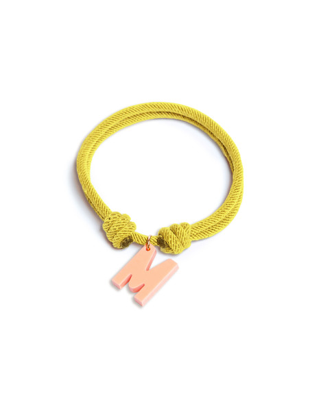 PULSERA INICIAL COLORES