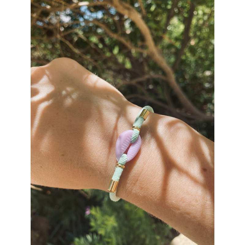 PULSERA CONCHA MINT