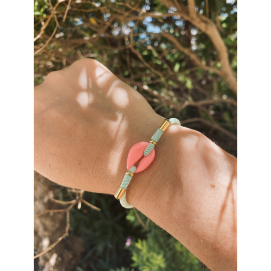 PULSERA CONCHA MINT