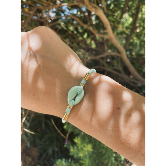 PULSERA CONCHA MINT