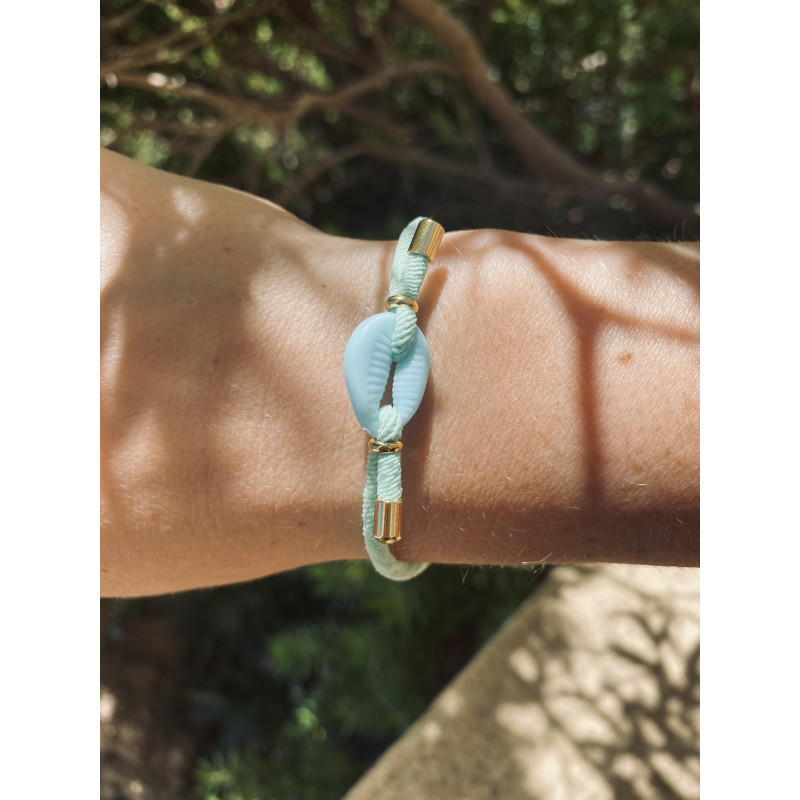 PULSERA CONCHA MINT