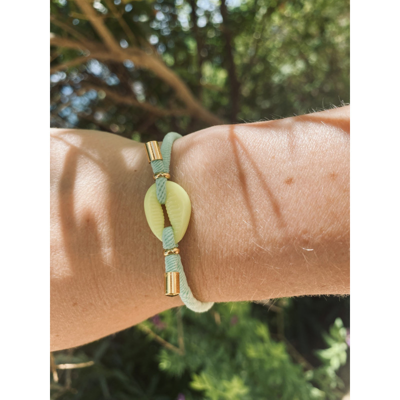 PULSERA CONCHA MINT