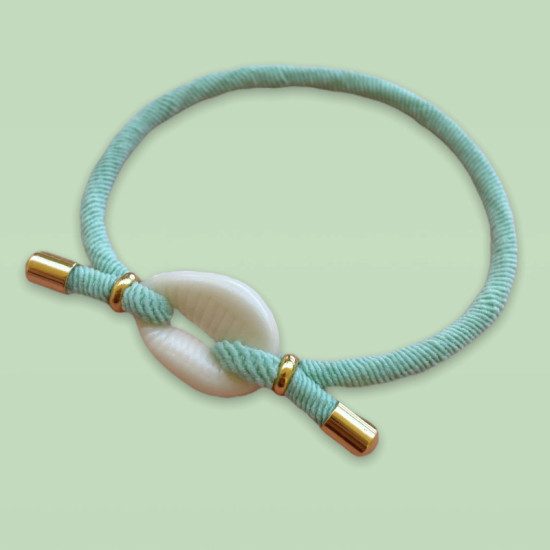 PULSERA CONCHA MINT