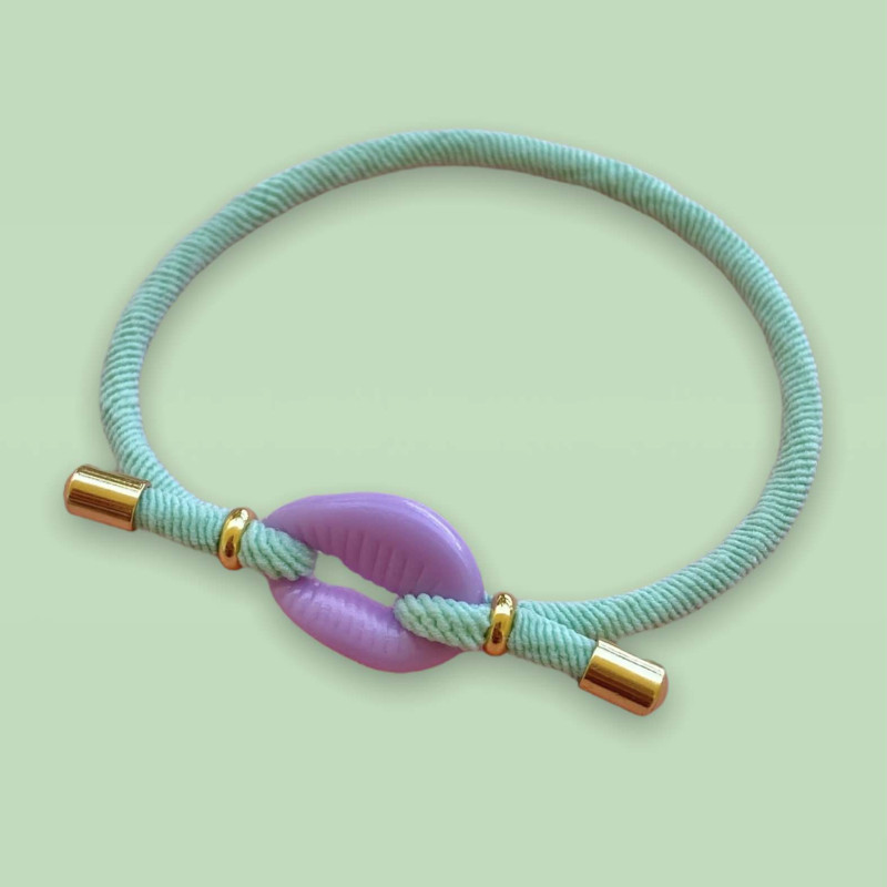 PULSERA CONCHA MINT