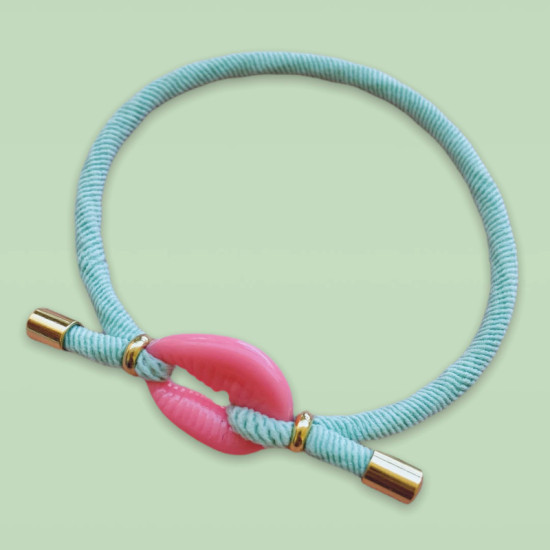 PULSERA CONCHA MINT