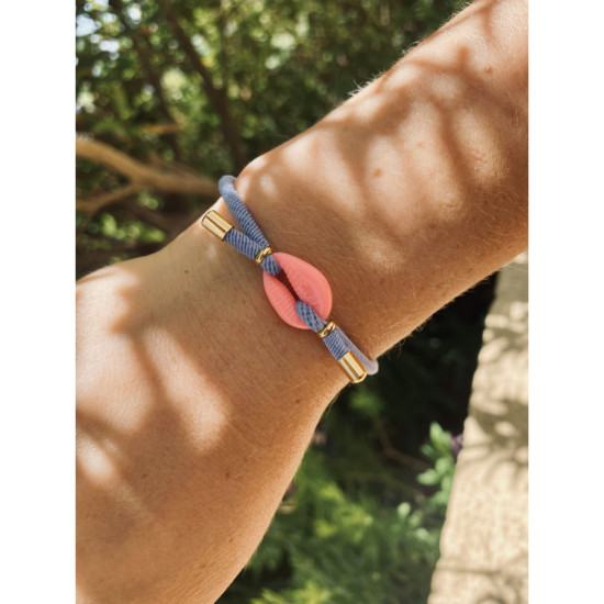 PULSERA CONCHA AZUL