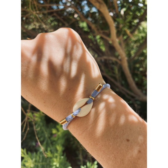 PULSERA CONCHA AZUL