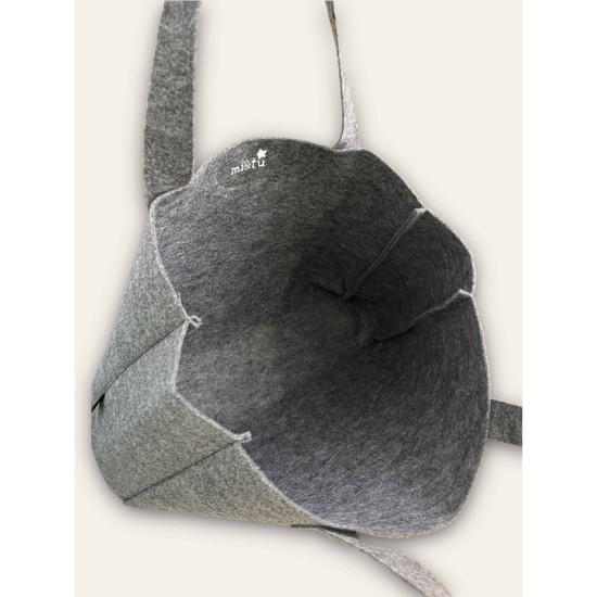 BOLSO FIELTRO PERSONALIZADO INICIAL LARGE