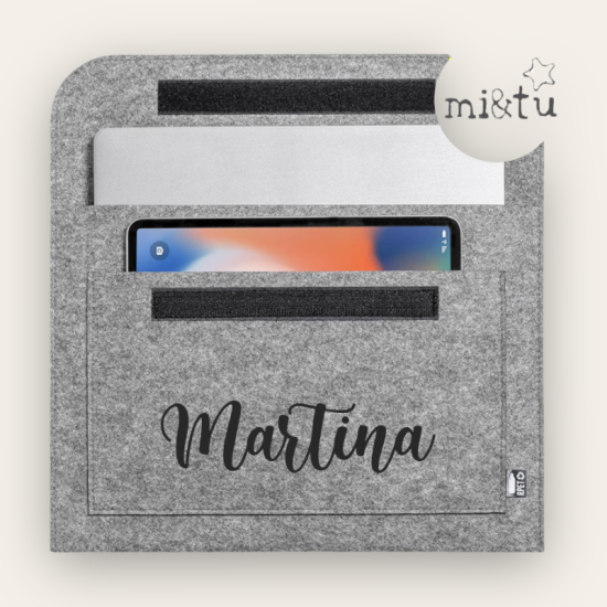 PORTADOCUMENTOS FIELTRO PERSONALIZADO INICIAL