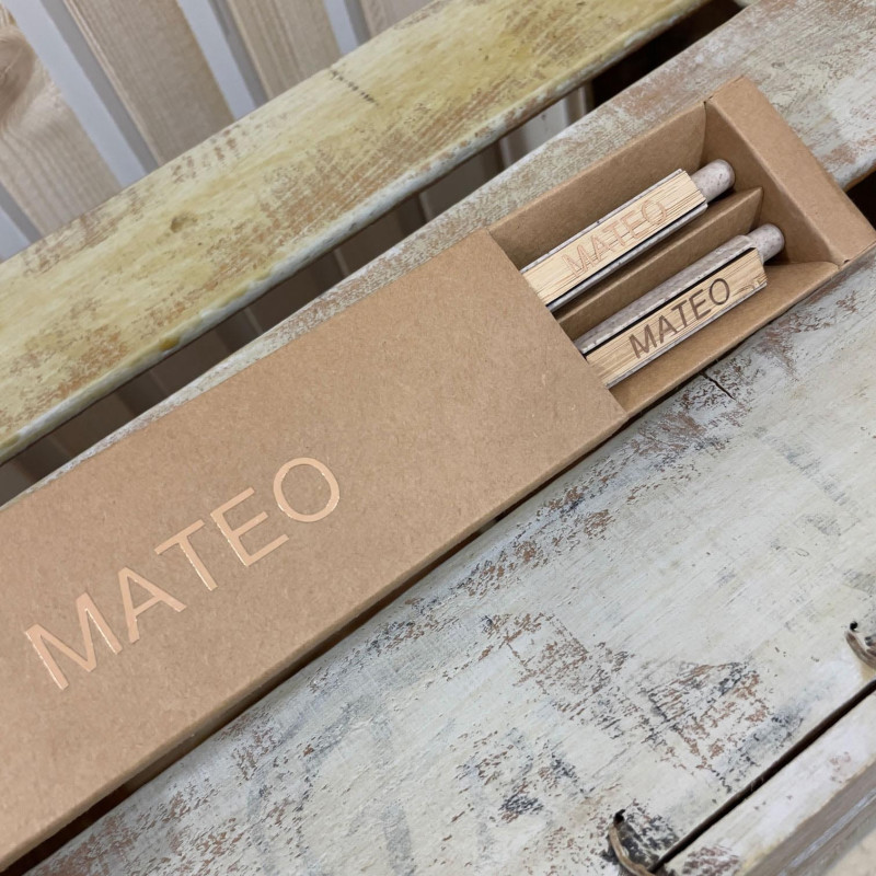 SET PERSONALIZADO DE BOLÍGRAFO Y PORTAMINAS