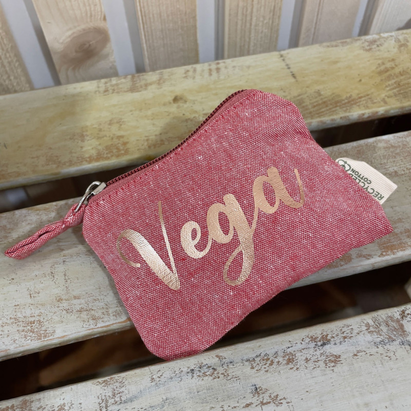 MONEDERO PERSONALIZADO COLORES ALGODÓN RECICLADO