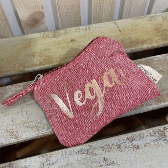 MONEDERO PERSONALIZADO COLORES ALGODÓN RECICLADO