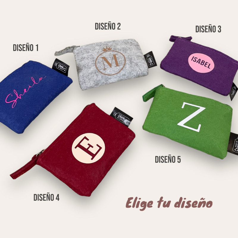 MONEDERO PERSONALIZADO FIELTRO RPET