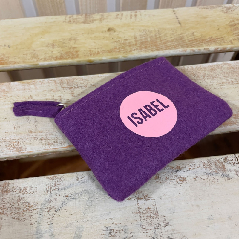 MONEDERO PERSONALIZADO FIELTRO RPET