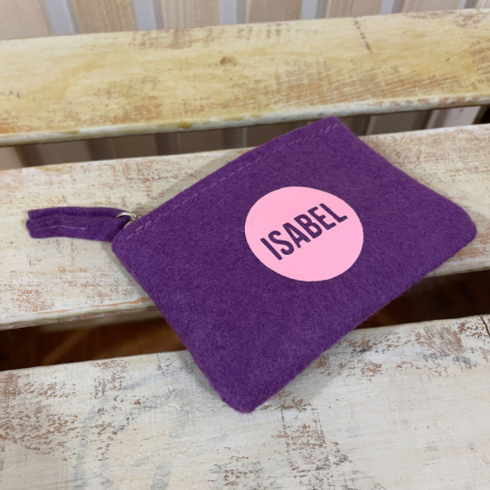 MONEDERO PERSONALIZADO FIELTRO RPET
