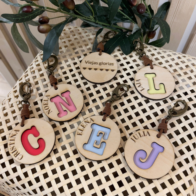 LLAVERO PERSONALIZADO MADERA