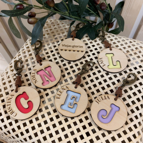LLAVERO PERSONALIZADO MADERA