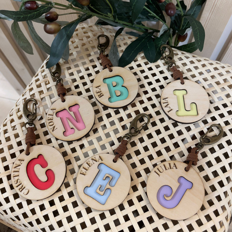 LLAVERO PERSONALIZADO MADERA