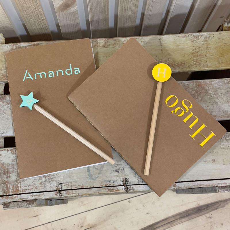 SET LIBRETA Y LÁPIZ PERSONALIZADO
