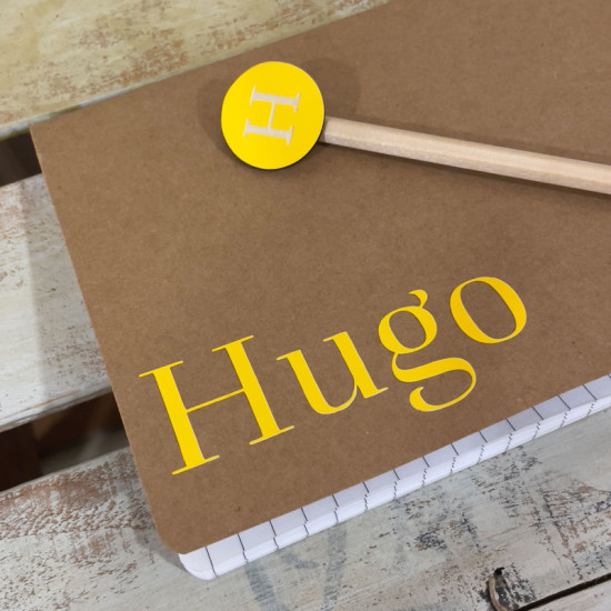 SET LIBRETA Y LÁPIZ PERSONALIZADO