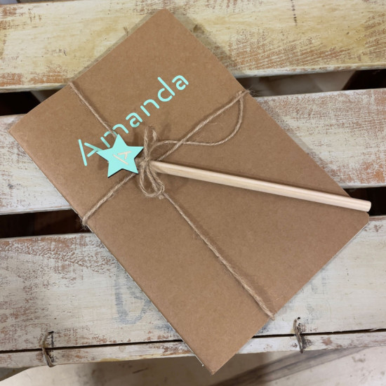 SET LIBRETA Y LÁPIZ PERSONALIZADO