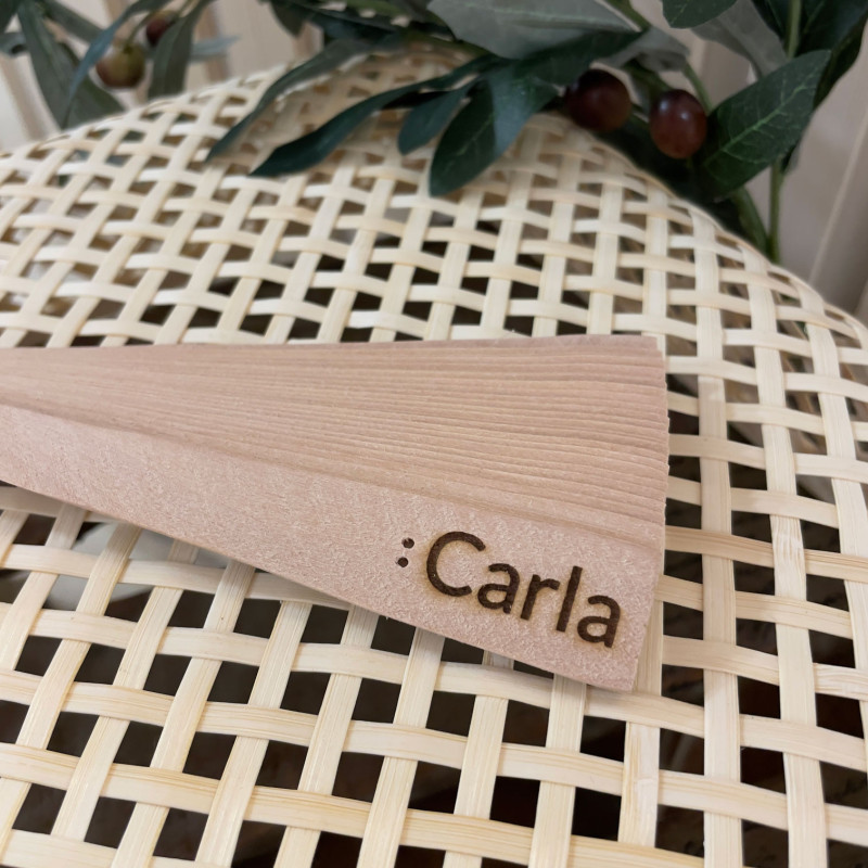 ABANICO PERSONALIZADO MADERA