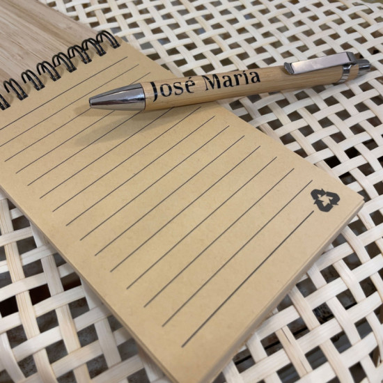 SET LIBRETA Y BOLI PERSONALIZADO
