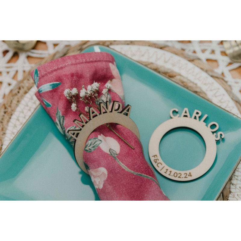 MARCASITIOS SERVILLETERO PERSONALIZADO RELIEVE