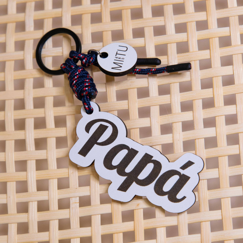 LLAVERO PAPÁ SILUETA