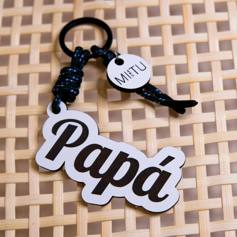 LLAVERO PAPÁ SILUETA