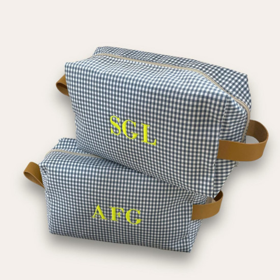 NECESER VICHY PERSONALIZADO BORDADO