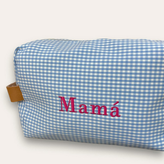 NECESER VICHY PERSONALIZADO BORDADO