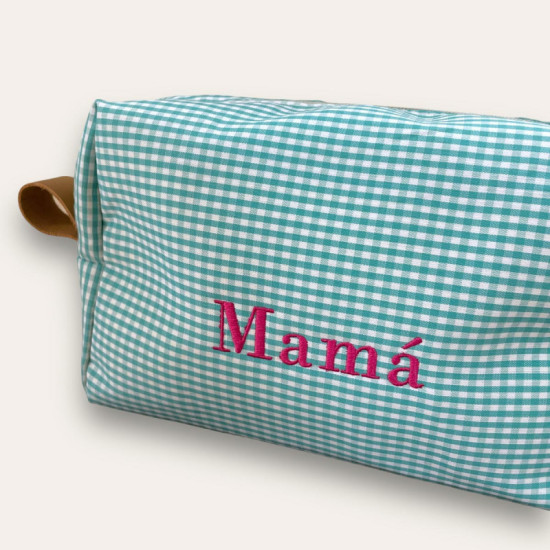 NECESER VICHY PERSONALIZADO BORDADO