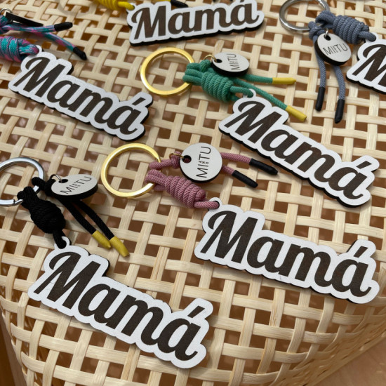 LLAVERO MAMÁ SILUETA