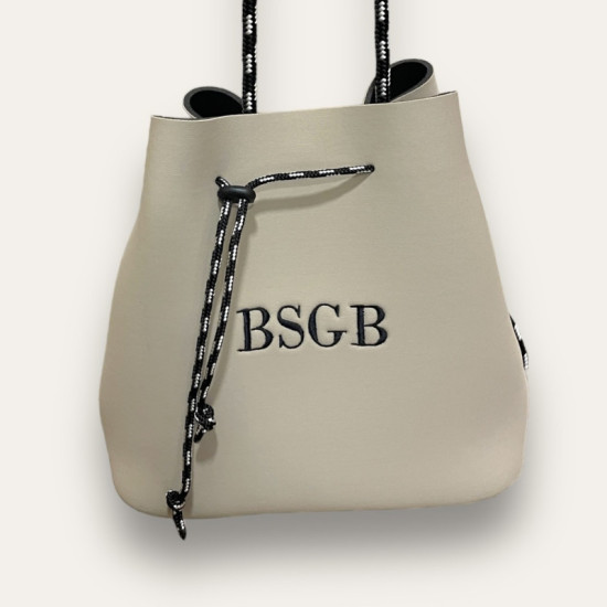 BOLSO/SACO NEOPRENO PERSONALIZADO INICIALES