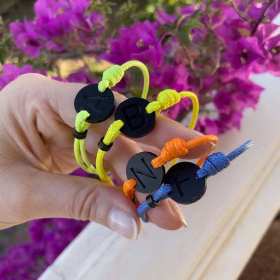 PULSERA INICIAL FLUOR