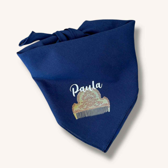 PAÑUELO FALLAS PERSONALIZADO PEINETA