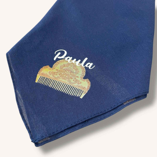 PAÑUELO FALLAS PERSONALIZADO PEINETA