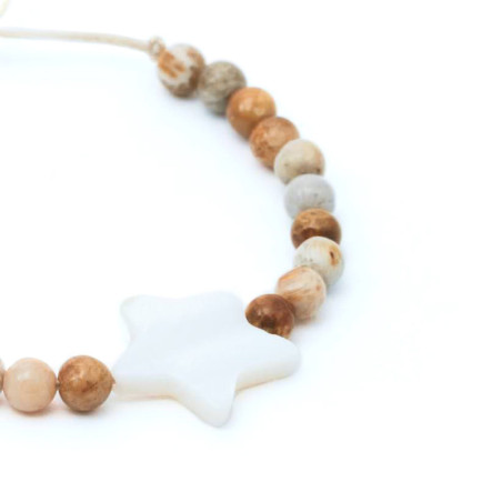 PULSERA ESTRELLA NACAR COLORES