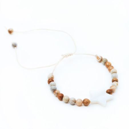 PULSERA ESTRELLA NACAR COLORES