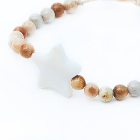 PULSERA ESTRELLA NACAR COLORES