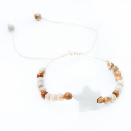 PULSERA ESTRELLA NACAR COLORES