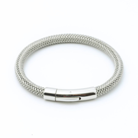 PULSERA MALLA ACERO